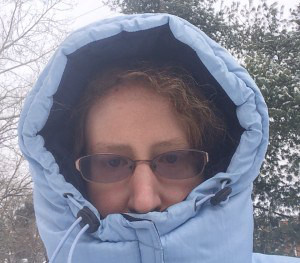 photo of Susi in a hooded parka