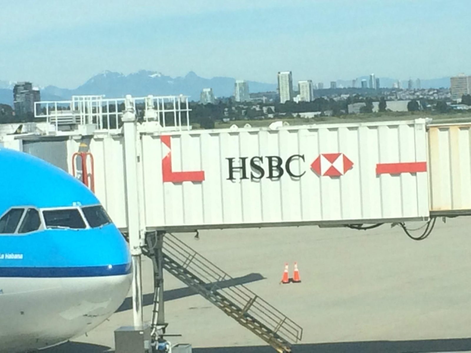 Photo of a Plane at Vancouver Airport. Long haul flight survival is easy.
