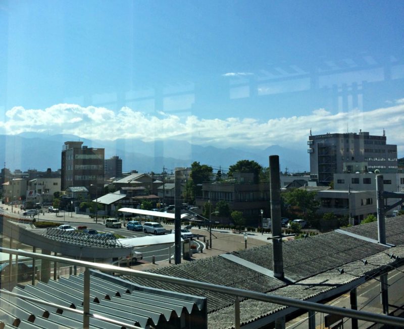 Photo of Matsumoto city from the train station